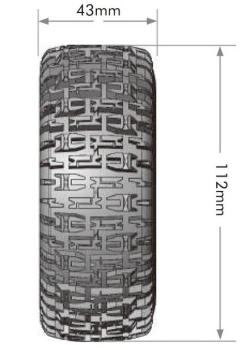 LOUT3148SB Reifen/F. 1:10/LouHEX SC-Pioneer